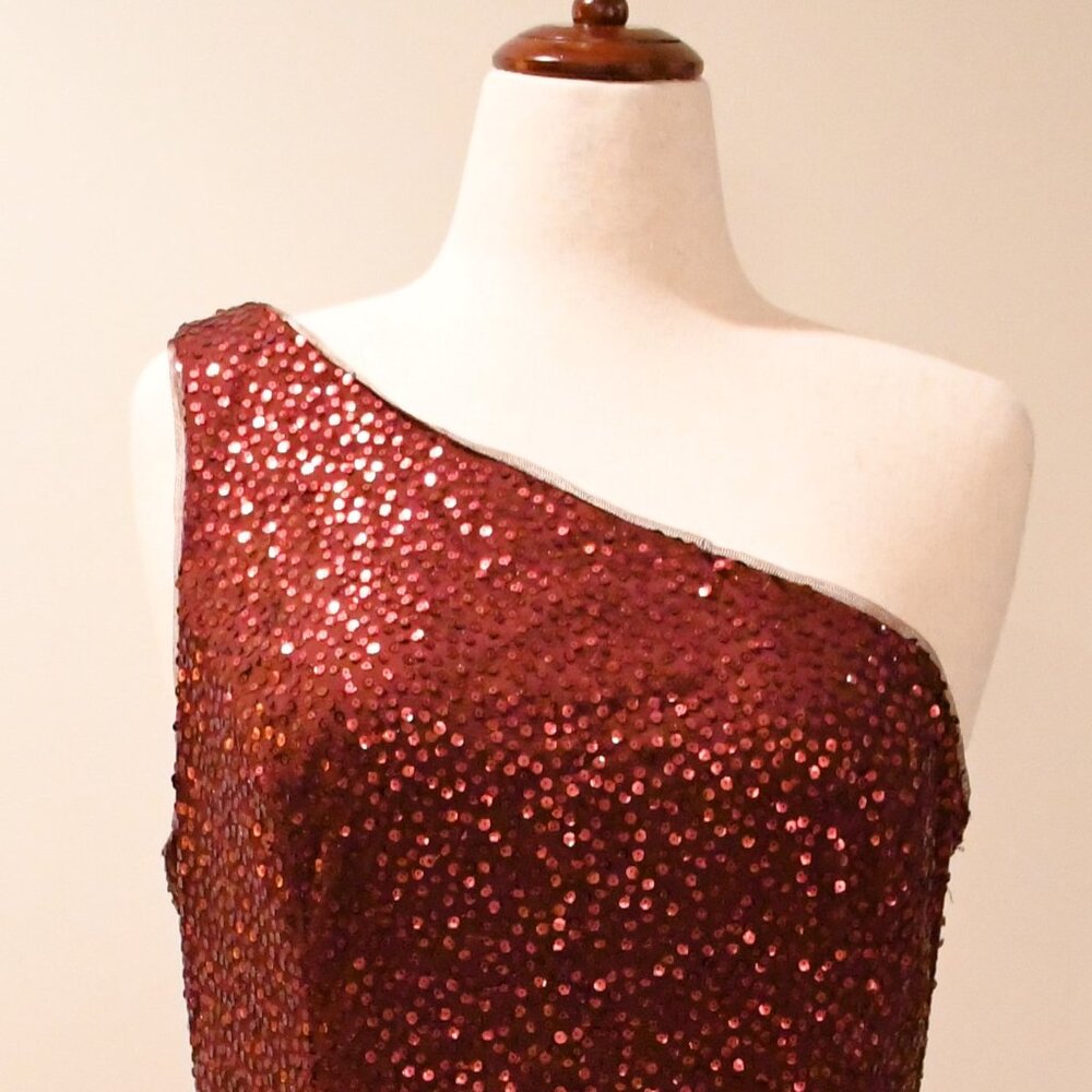 Adrianna Papell Formal Sequin goddess floor-length gown. Size 18. New with tags.